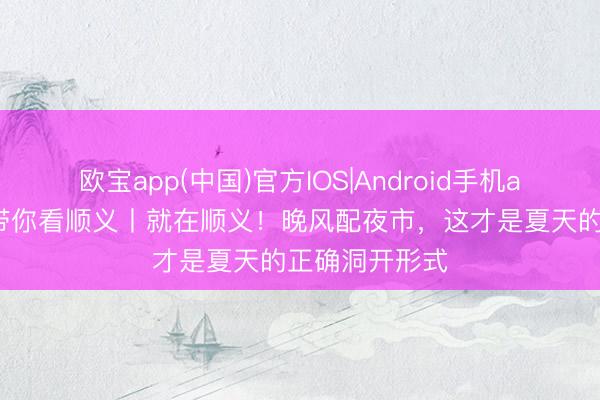 欧宝app(中国)官方IOS|Android手机app下载 团团带你看顺义丨就在顺义！晚风配夜市，这才是夏天的正确洞开形式