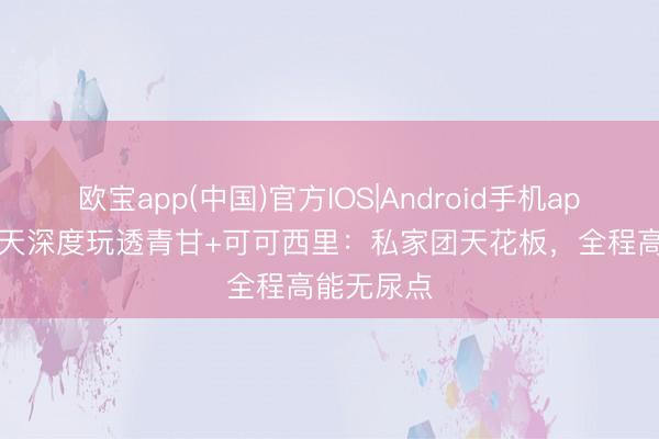 欧宝app(中国)官方IOS|Android手机app下载 11天深度玩透青甘+可可西里：私家团天花板，全程高能无尿点