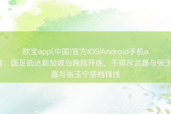 欧宝app(中国)官方IOS|Android手机app下载 北青：国足抵达新加坡当晚就开练，不排斥武磊与张玉宁搭档锋线